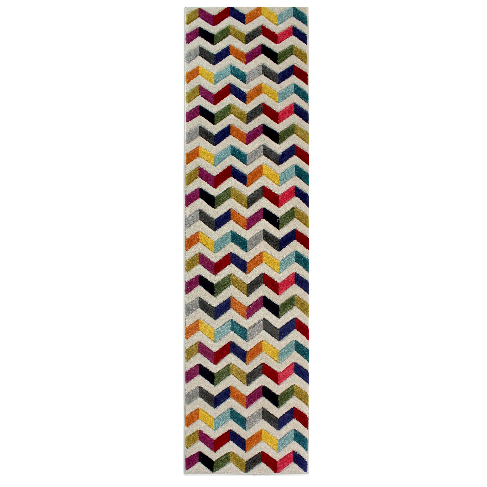 Friezematta Flair Rugs Bolero Flerfärgad 66x230