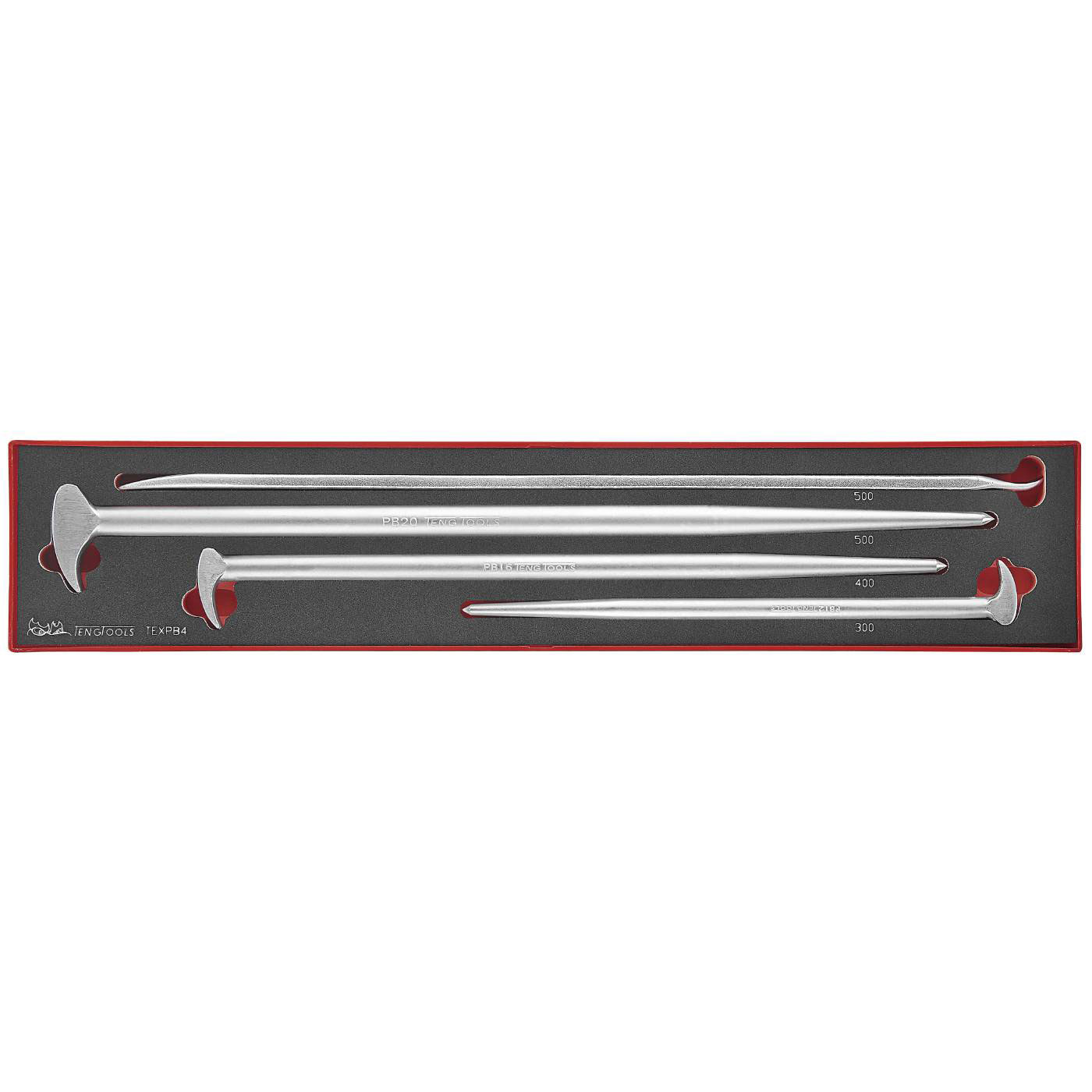 Brytjärnssats 4 delar Teng Tools TEXPB4