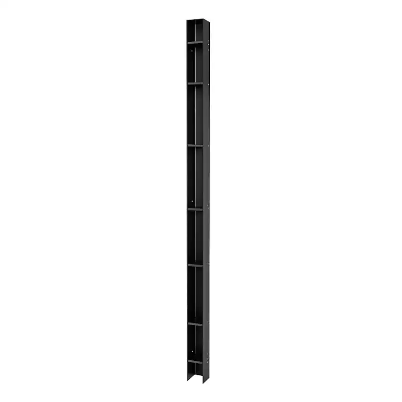 DUSCHHYLLA LUSSO 2M SVART MATT ALTERNA Aluminium