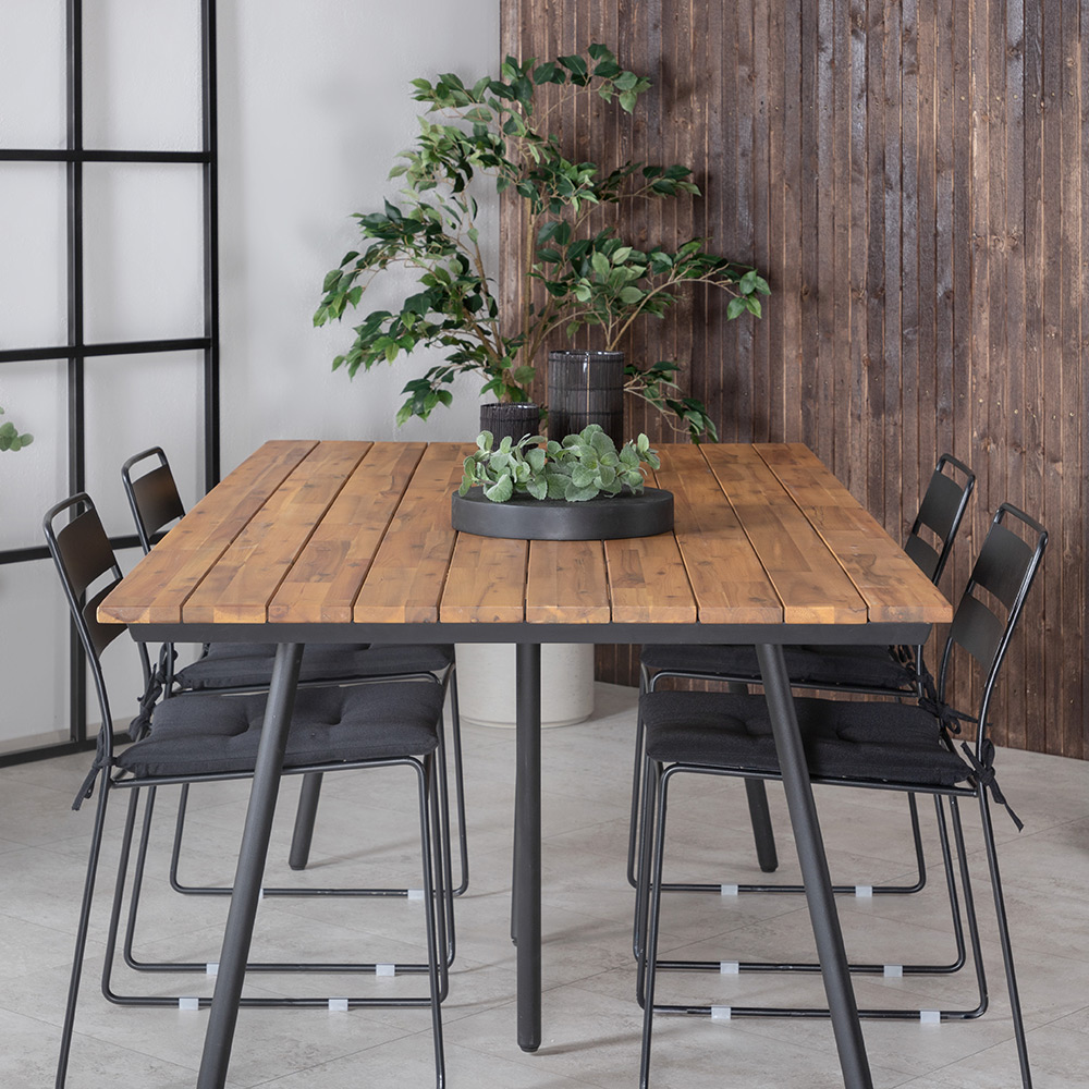 Matgrupp Venture Home Chane med 4 Legi Matstolar
