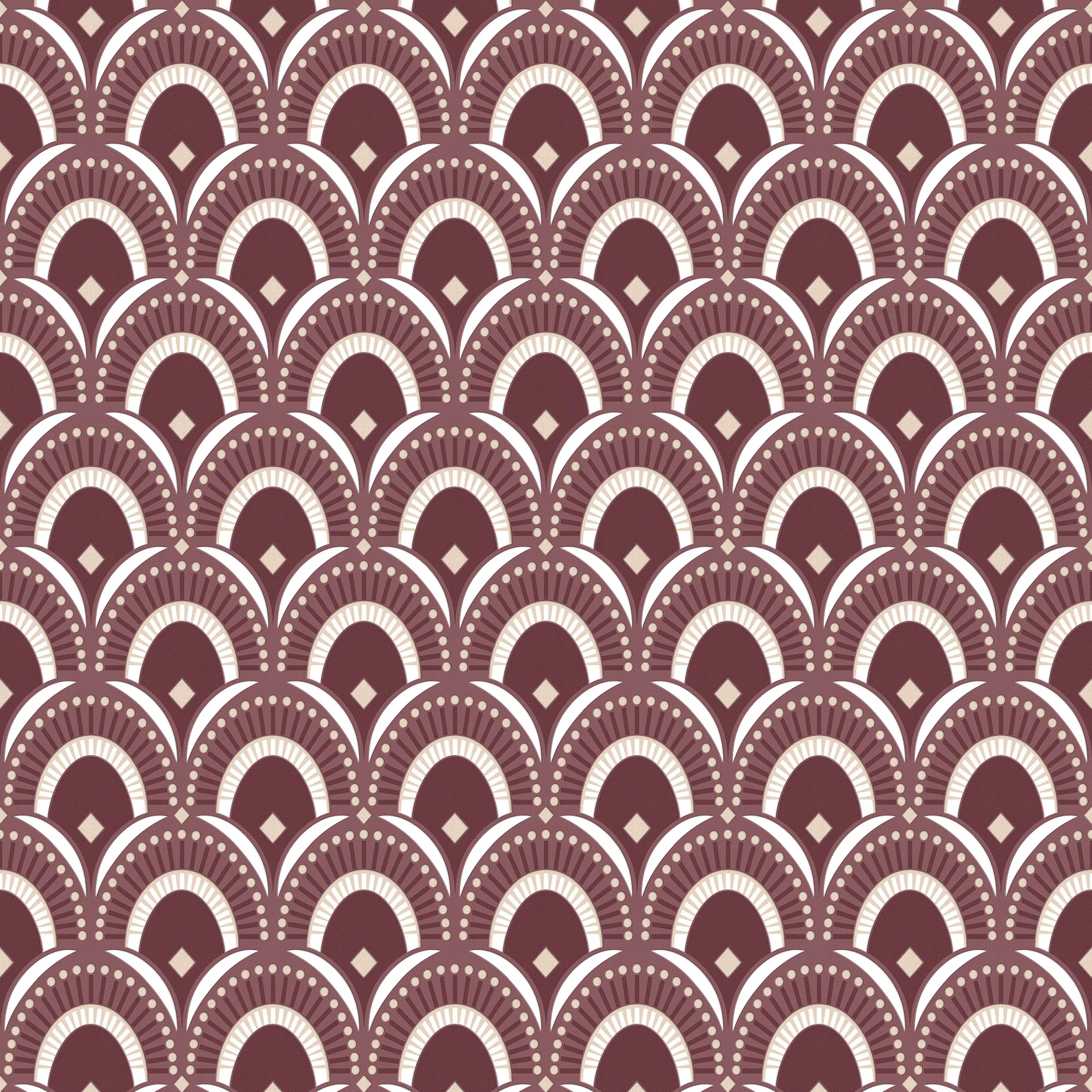 Tapet Superfresco Easy Peacock Bordeaux