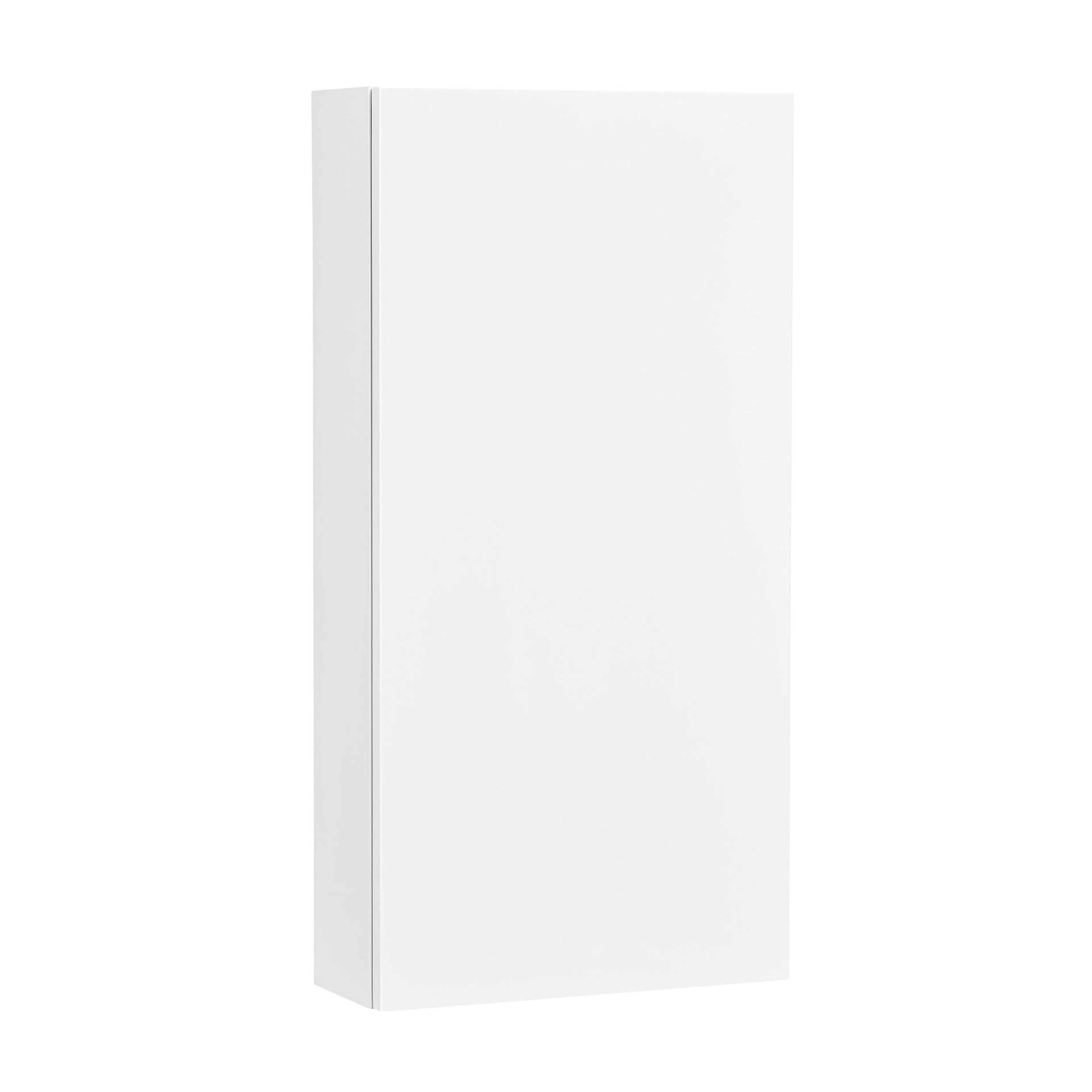 Al Isella Väggskåp 35X14 Vithb Högblank Vit, BxD: 350x136 mm, Enkel Lucka