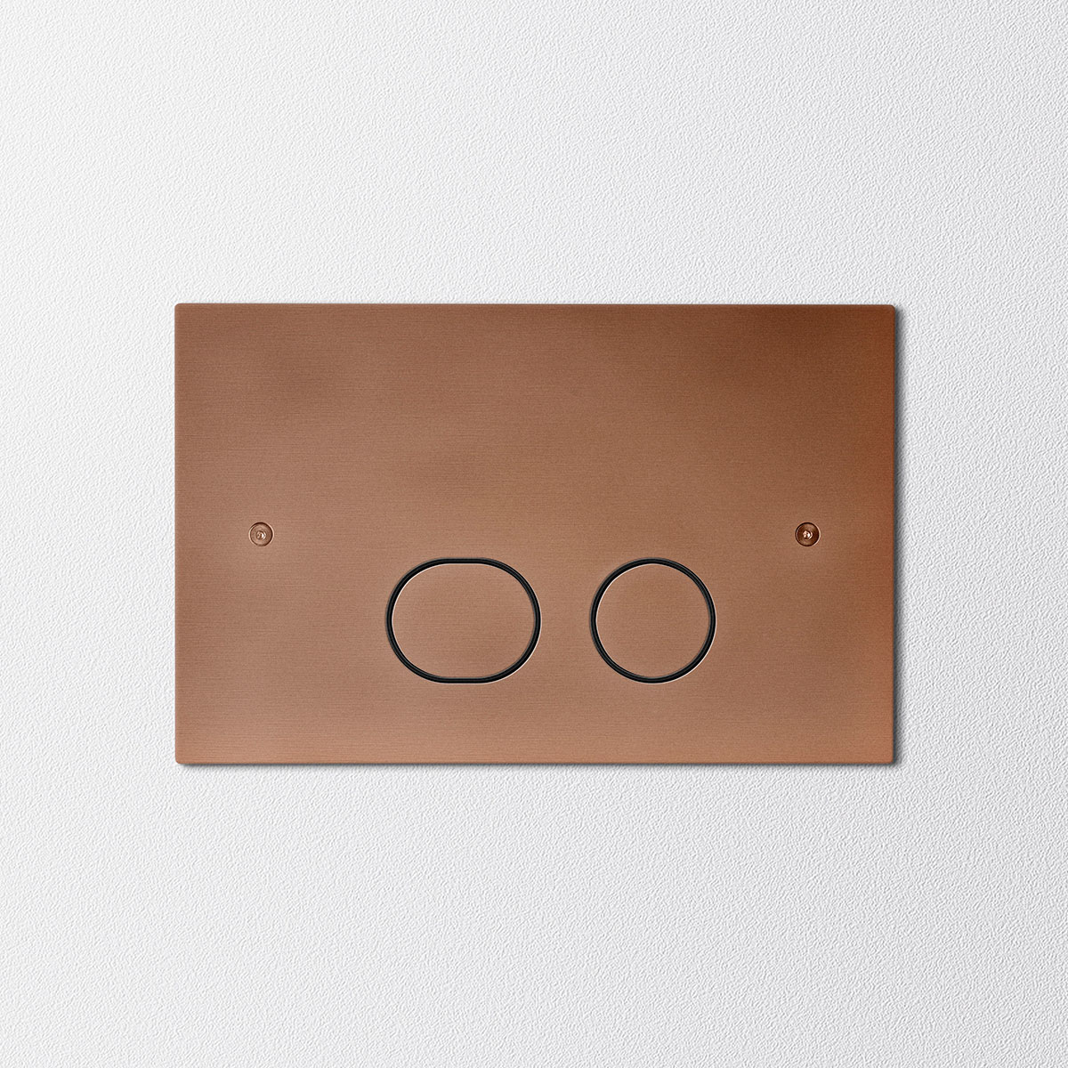 Spolplatta Steel Style, Brushed Bronze. Borstad Brons