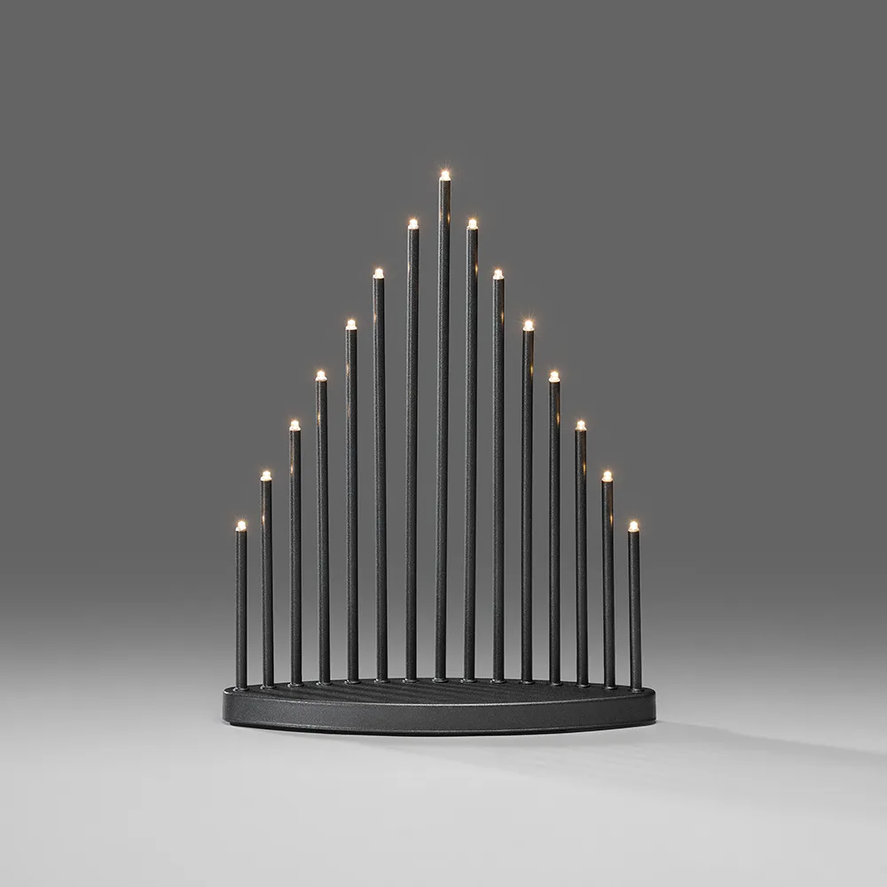 Adventsljusstake Gnosjö Konstsmide 15L
