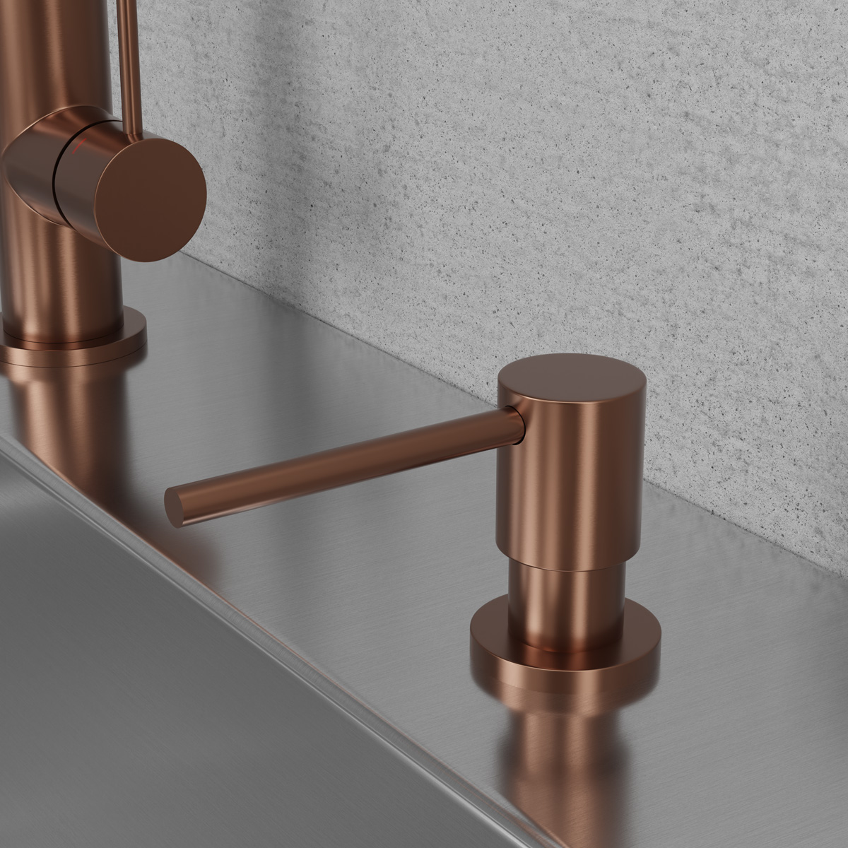 Diskmedelspump Scandtap Steel Clean Dispenser Amber Amber