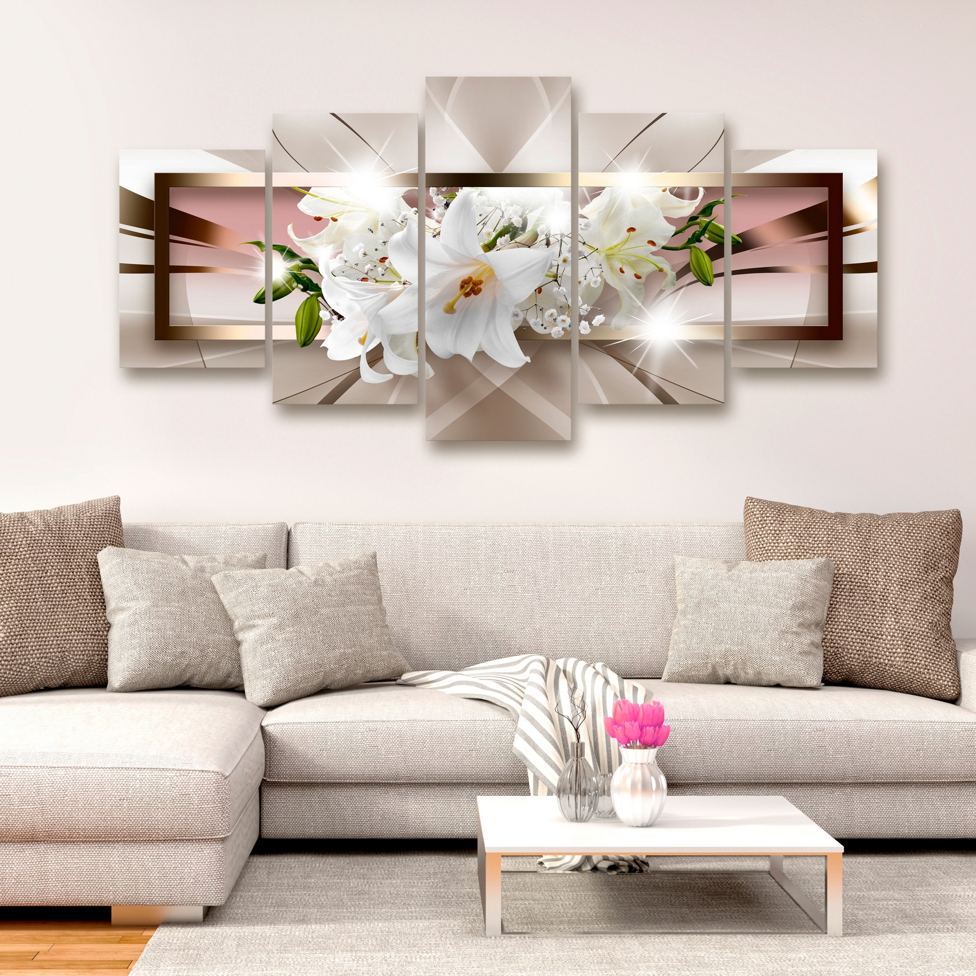 Tavla - Emerging from the Underworld (5 Parts) Wide 200x100 200x100 cm
