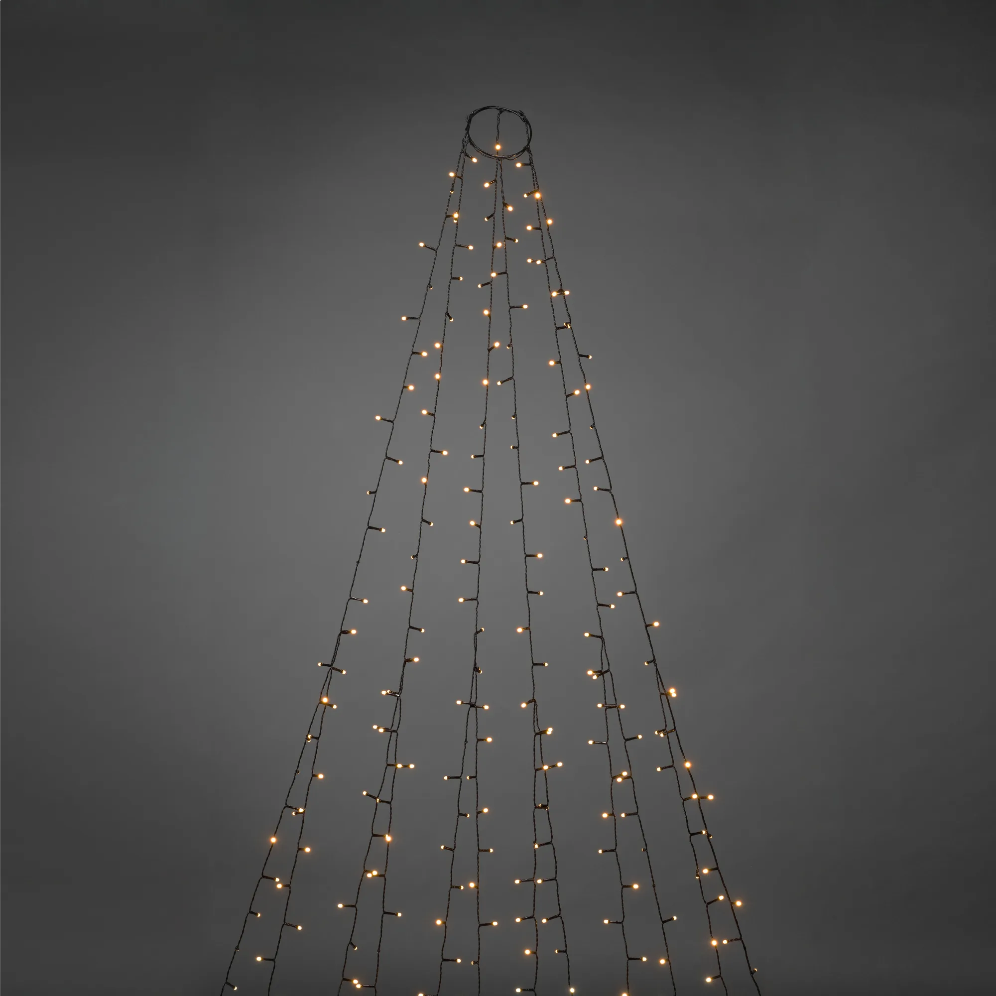 Julgransslinga 270 LED H240 Amber, L: 2,4 m