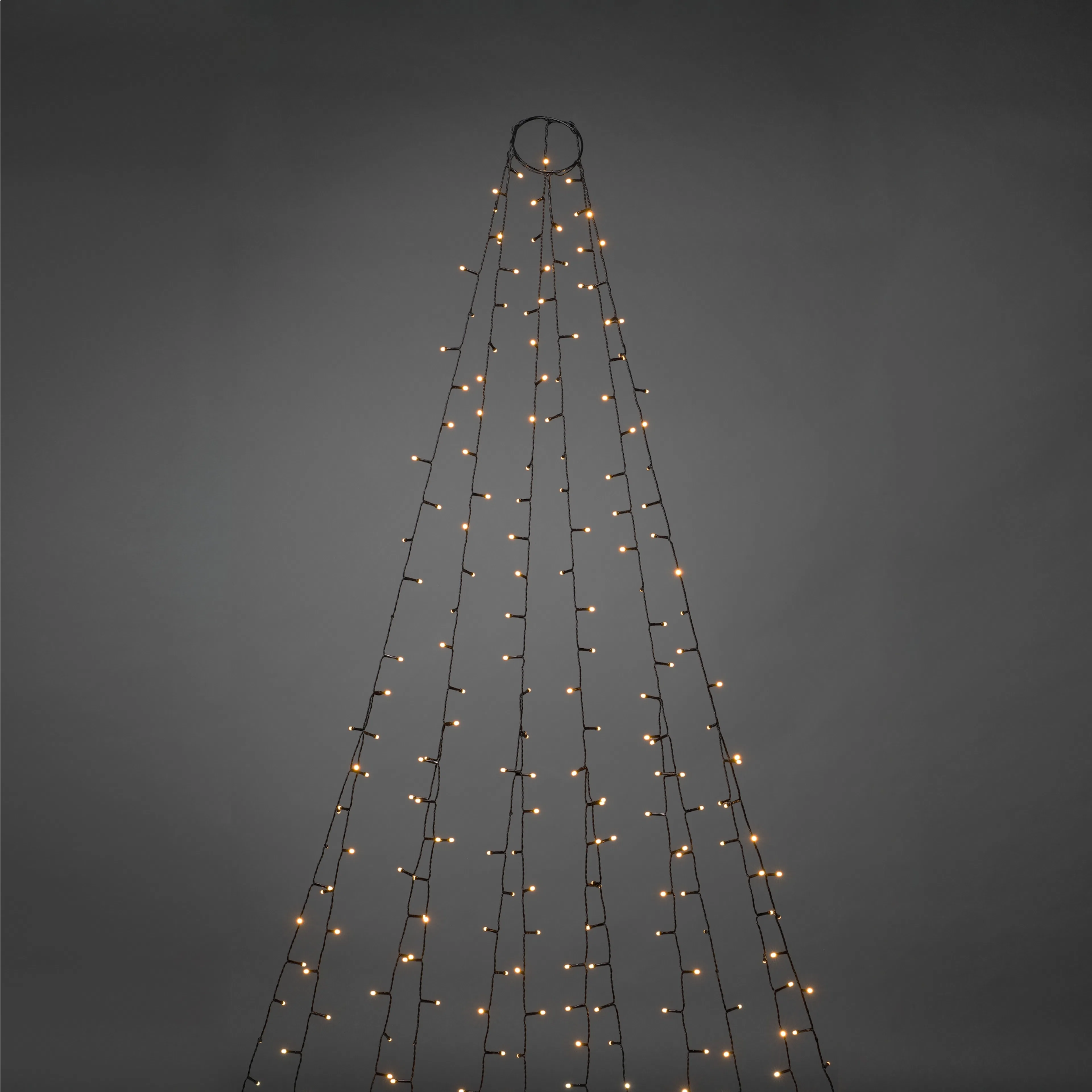 Julgransslinga 270 LED H240 Amber, L: 2,4 m
