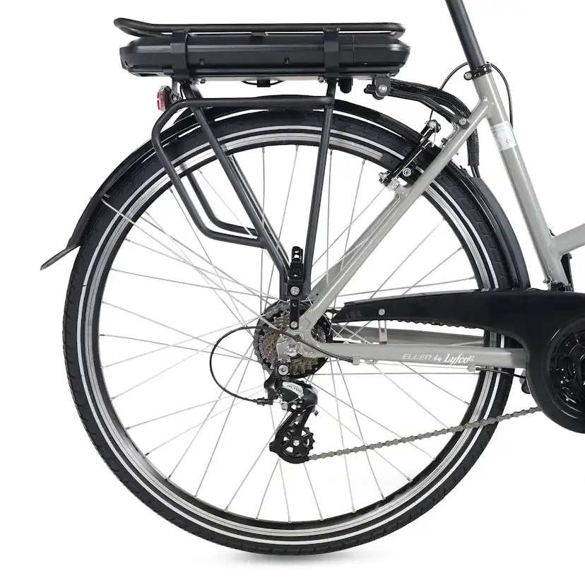 Elcykel Lyfco Dam 28" - Ellen 10,4 Ah Silver