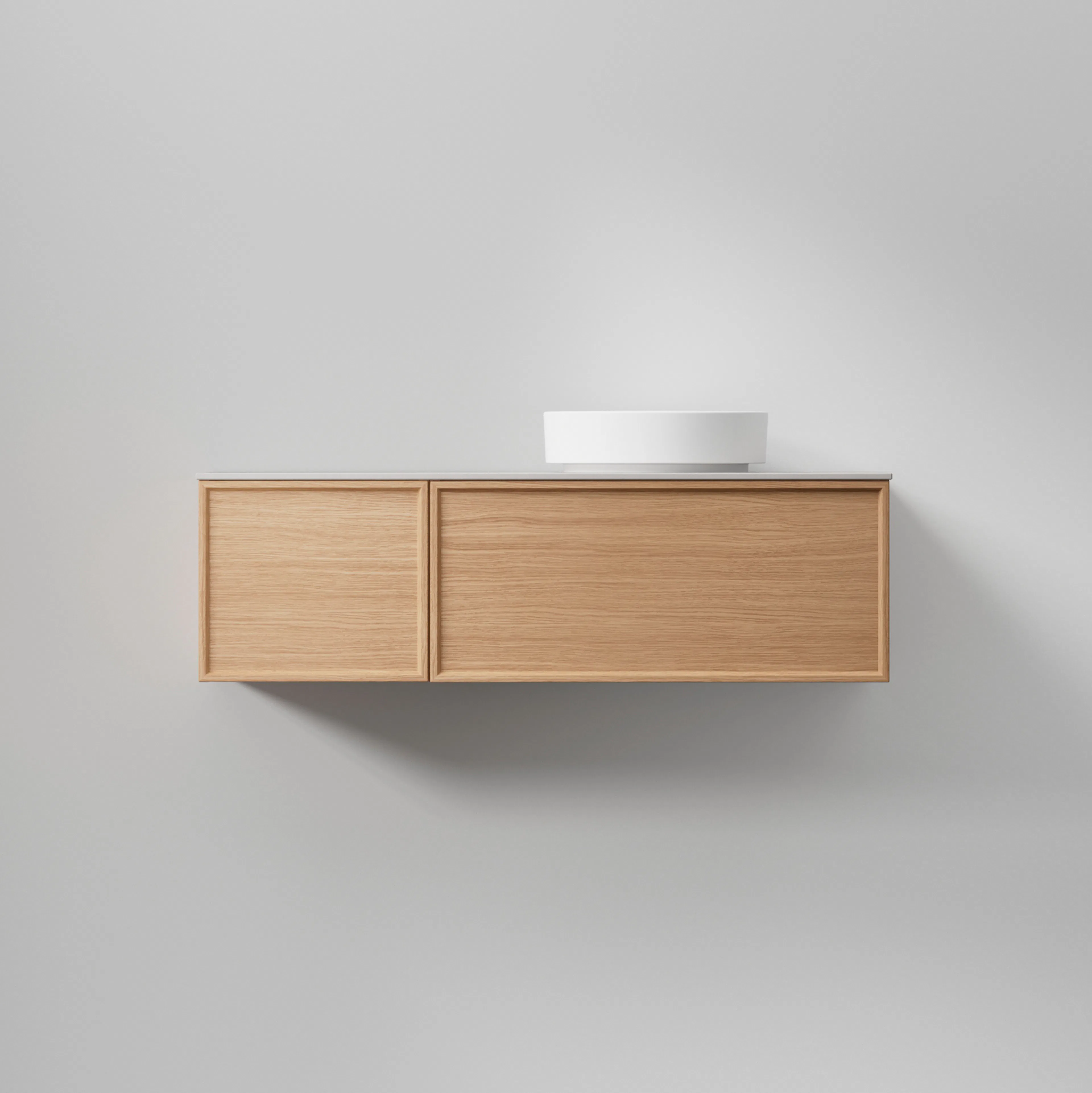 AIR Wood 120 A,NaturalOak,Helfront 2 lådor(H),Lucka(V),1196 Natural Oak, Helfront med 2 lådor (H), Lucka (V)