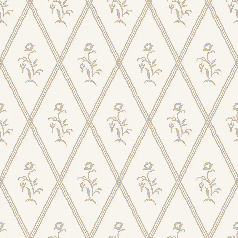 Tapet Boråstapeter Swedish Grace Signe 5505 EasyUp, Mönstrad Beige