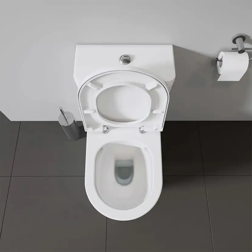 Toalettstol Duravit D-Neo 200209 Rimless med Mjukstängande Hårdsits