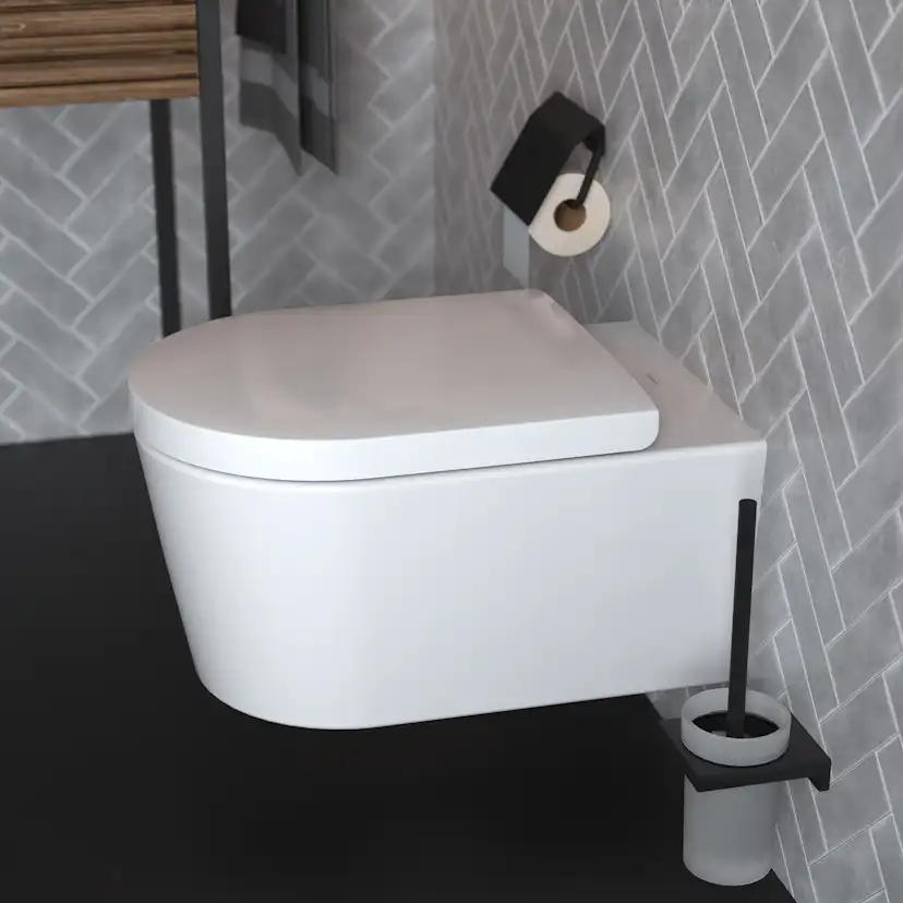 Hansgrohe AddStoris WC-borste Mattsvart Mattsvart