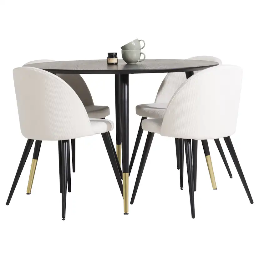Matgrupp Venture Home Disa med 4 Valentina Stolar Manchester