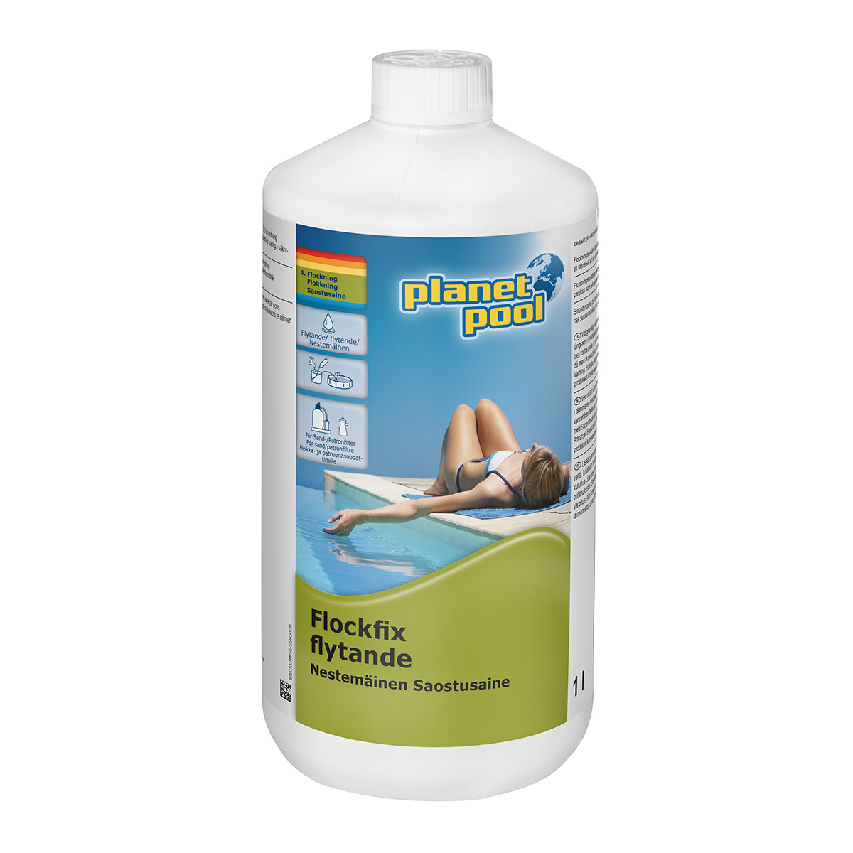 Flockfix Planet Pool Poolkemi Flytande Flockningsmedel 1L