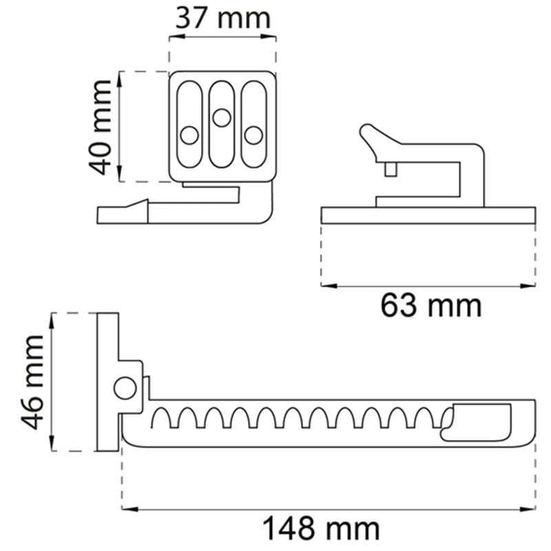 Fönsterhållare Habo 5566-1