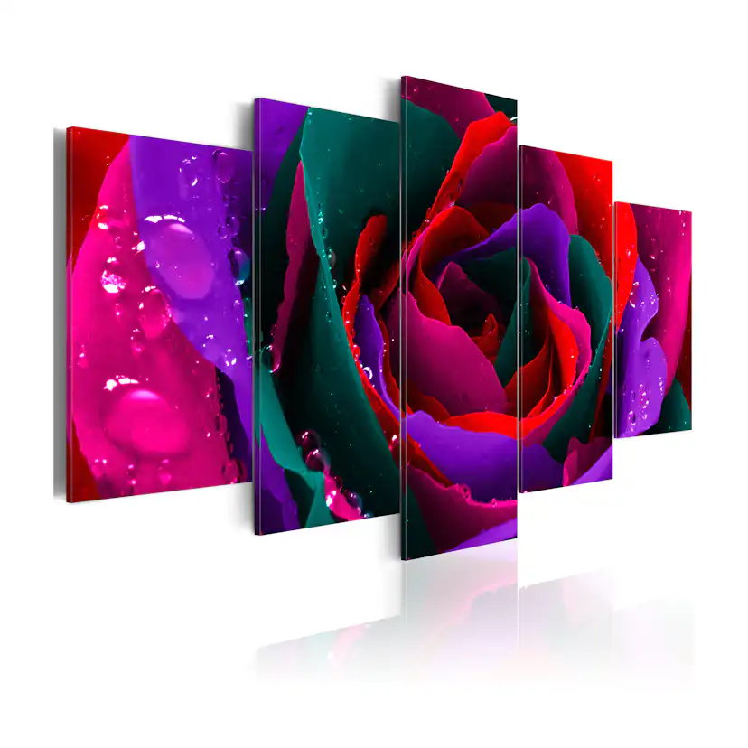 Tavla Arkiio Multicoloured Rose