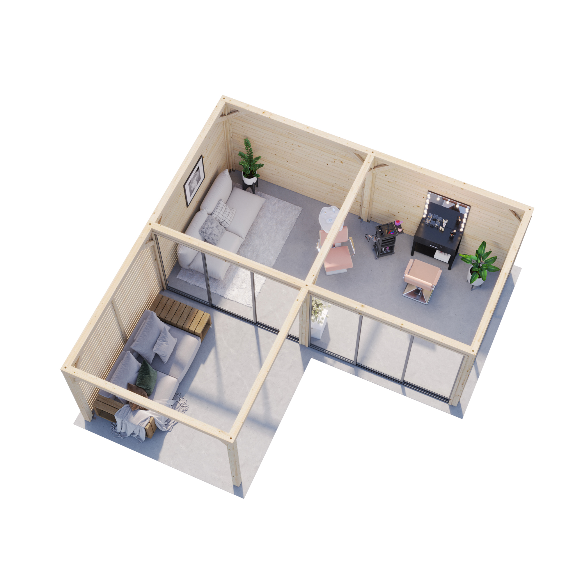 Uterum Palmako Lenna 24,9 m2 Set 414 Slide
