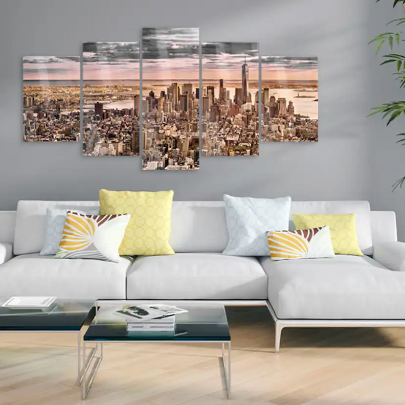 Akrylglastavla Arkiio New York City: Morning Sky