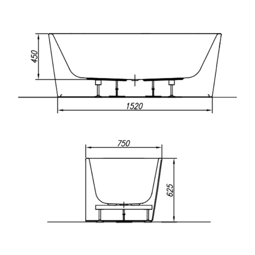 Badkar Comfornette Isabella