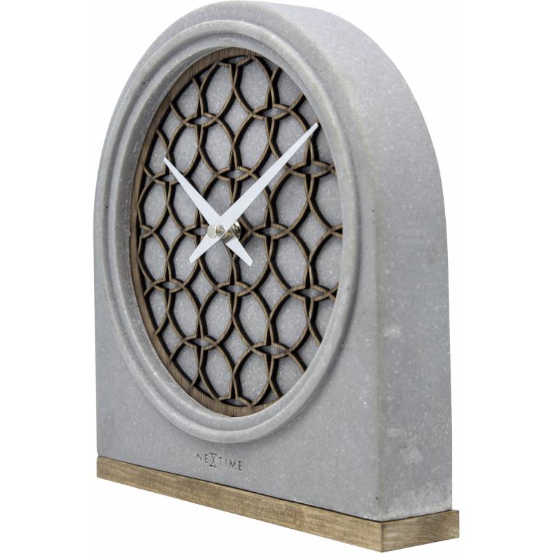 Bordsklocka NeXtime Concrete Love Table