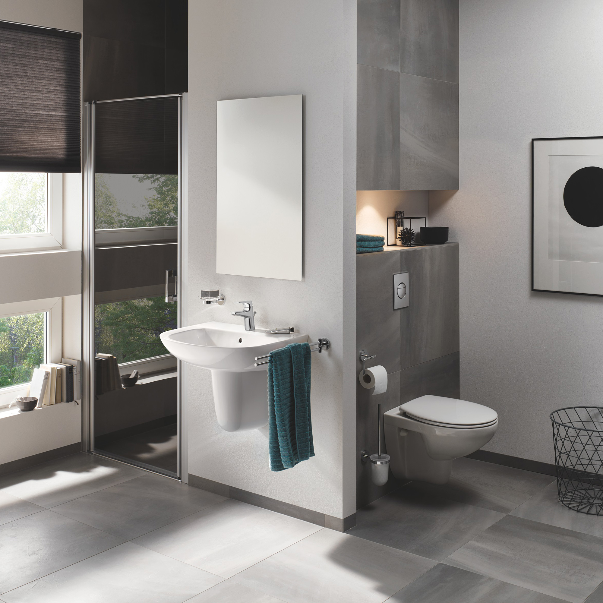 Toalettsits Grohe Bau Ceramic 39493 Mjukstängande