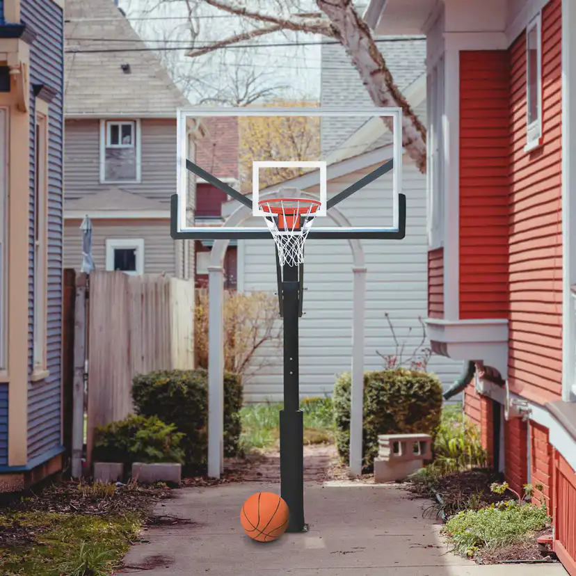 Basketställning ProSport In-Ground med Justerbar Basketkorg 2,3-3,05m