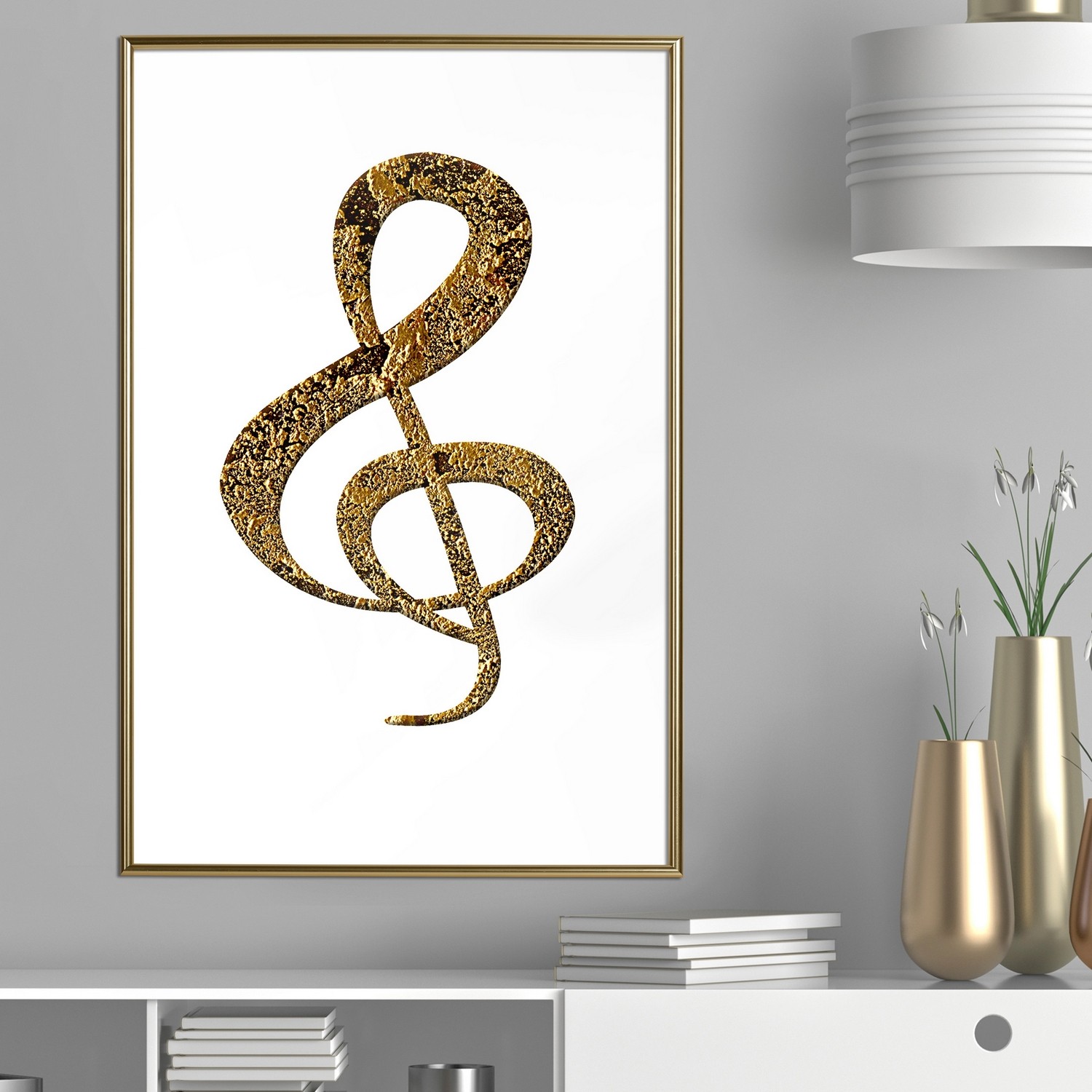 Poster Artgeist Affisch Treble Clef