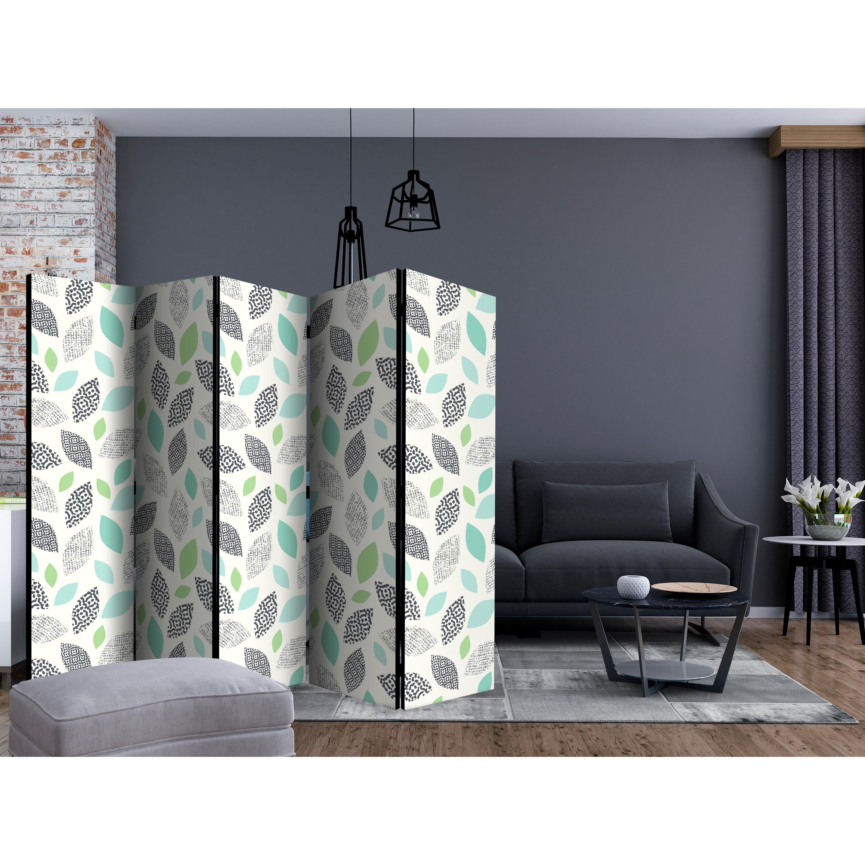 Rumsavdelare Arkiio Patterned Leaves II 225x172 cm