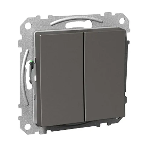 Strömbrytare Schneider Electric Exxact Dubbel-trapp