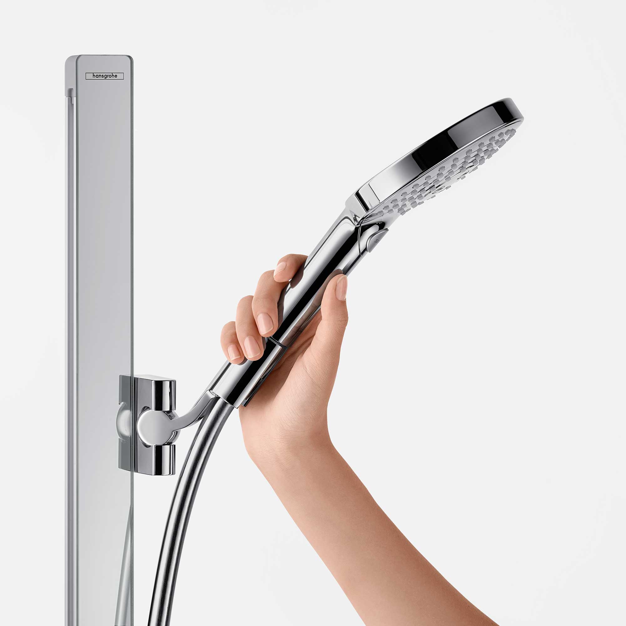 Raindance Select S Duschset 120 3jet med duschstång 150 cm o Krom, Utan EcoSmart