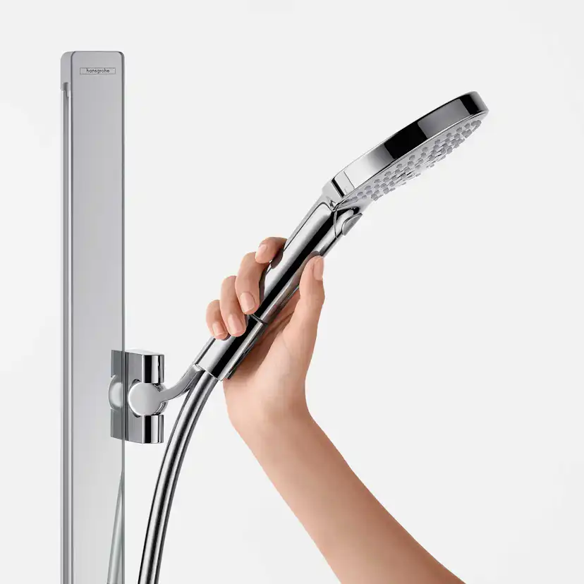 Raindance Select S Duschset 120 3jet med duschstång 150 cm o Krom, Utan EcoSmart