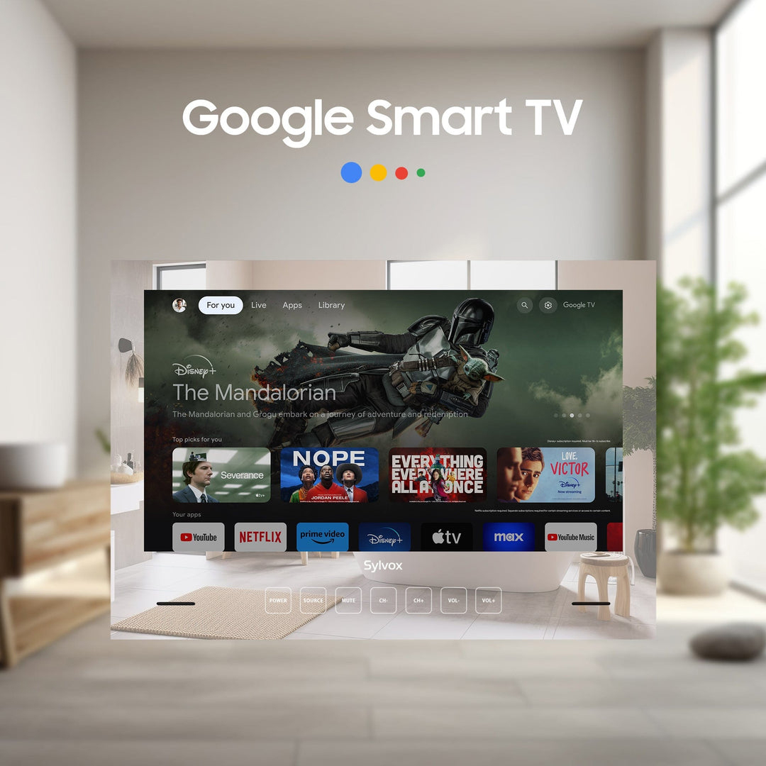Smart Badrumsspegel TV Sylvox Vattentät 32tum