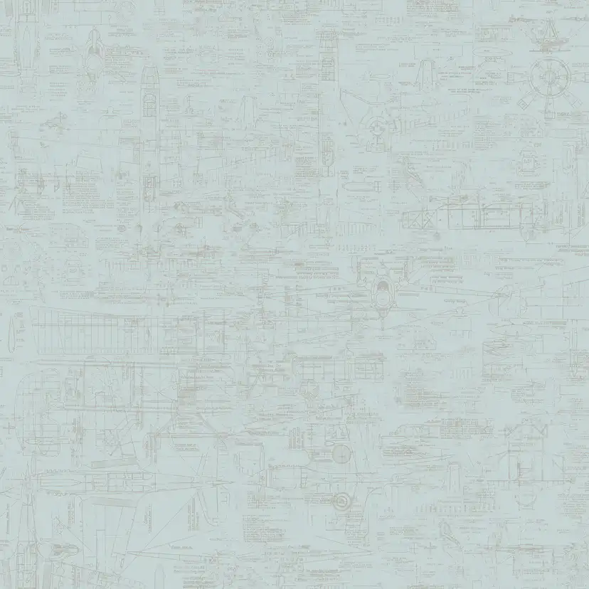 Tapet Galerie Wallcoverings Blueprint G56207