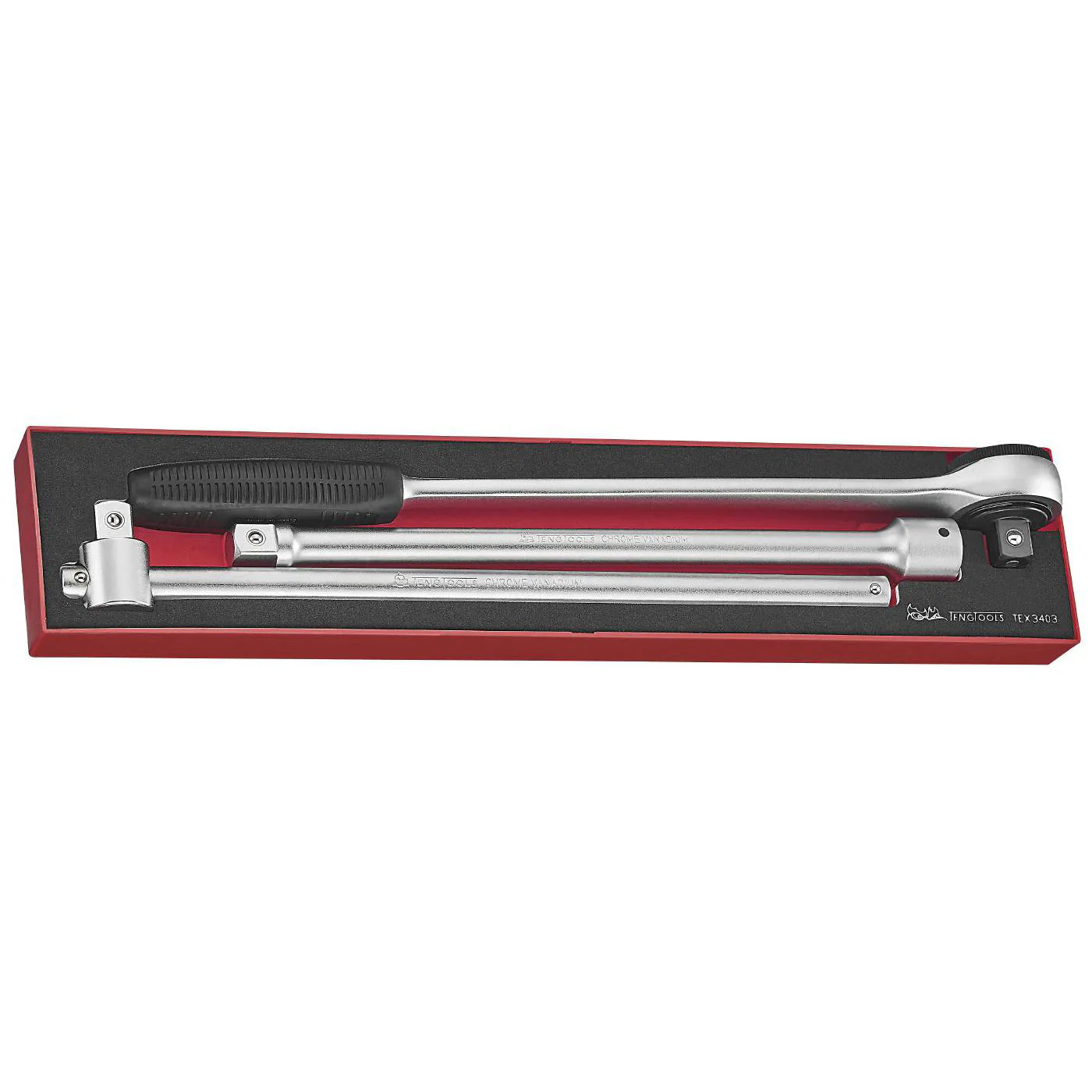 Hylsverktygssats 3 delar 3/4 tum Teng Tools TEX3403