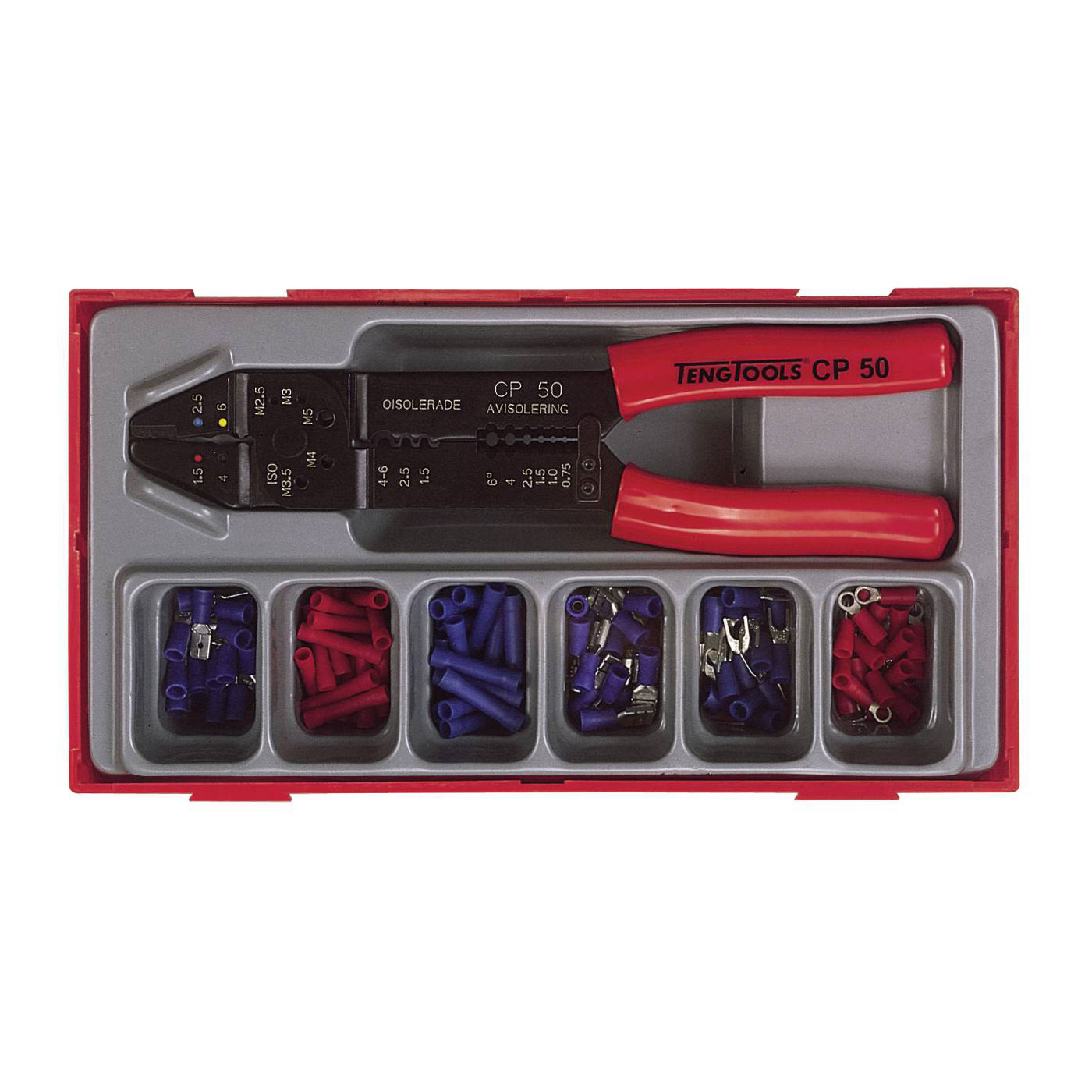 Kabelskosats 121 delar Teng Tools TTCP121