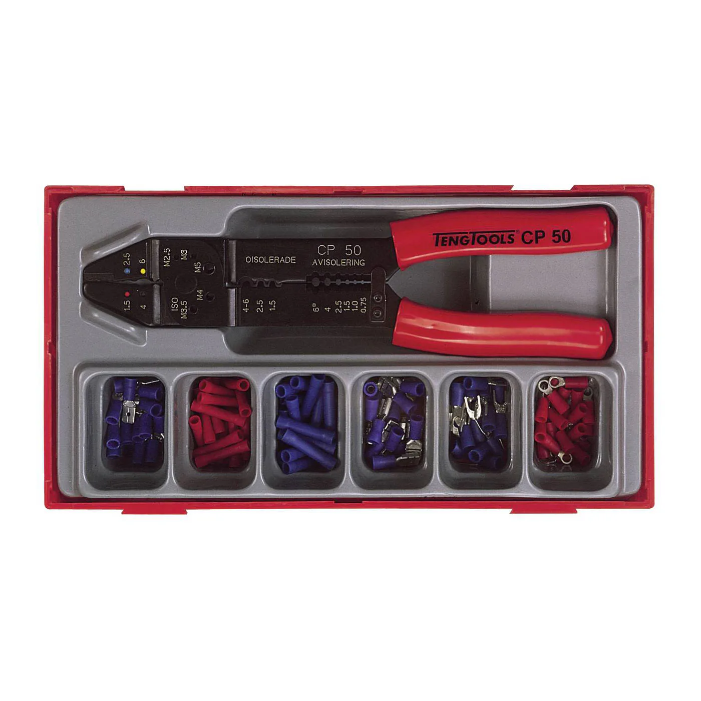 Kabelskosats 121 delar Teng Tools TTCP121