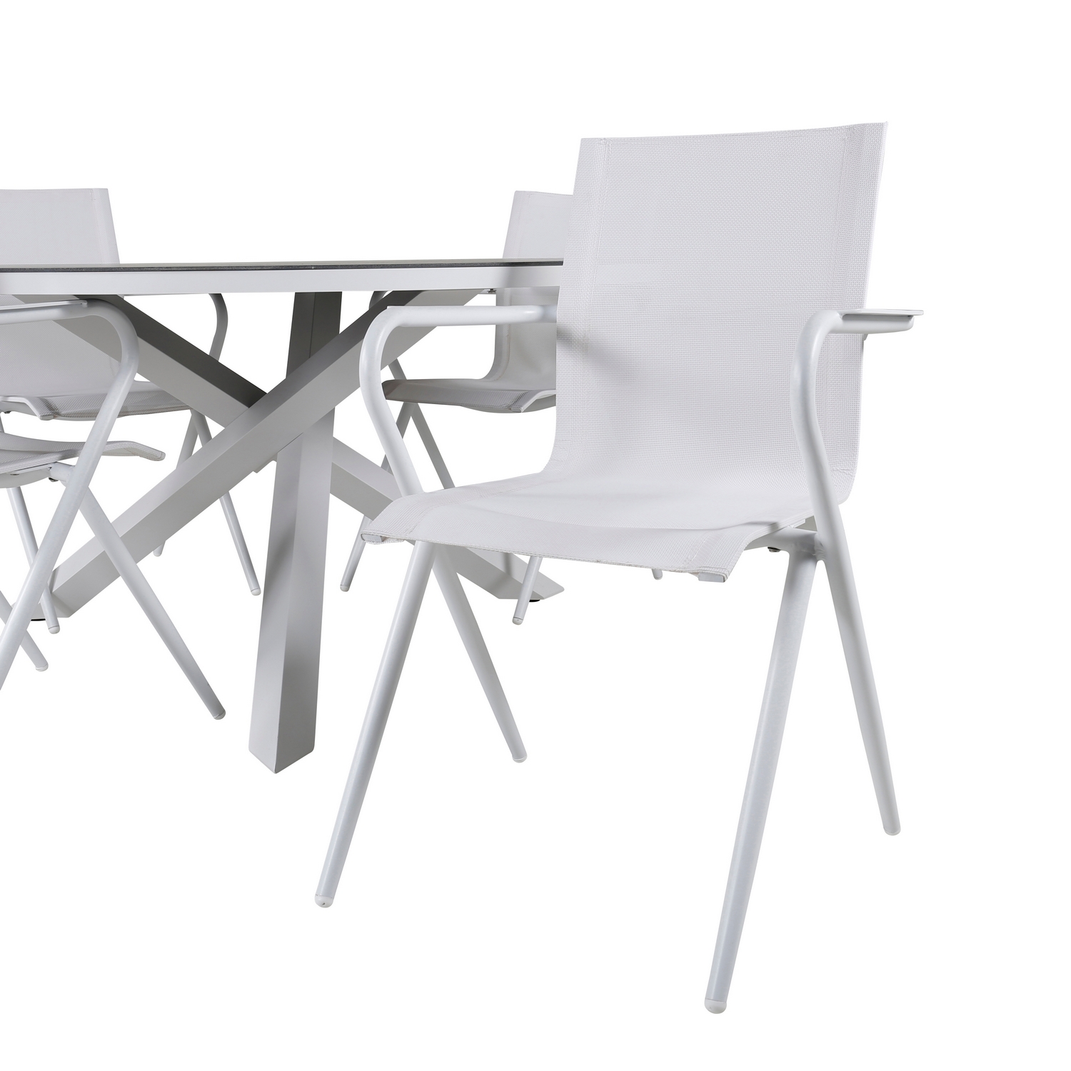 Matgrupp Venture Home Copacabana med 4 Aspen Matstolar