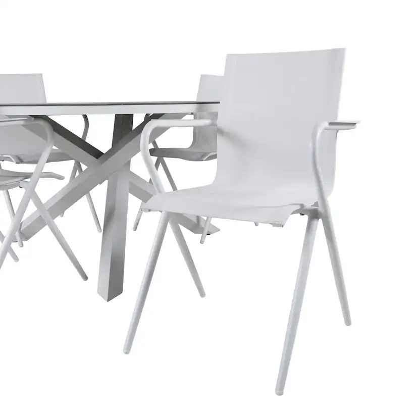 Matgrupp Venture Home Copacabana med 4 Aspen Matstolar