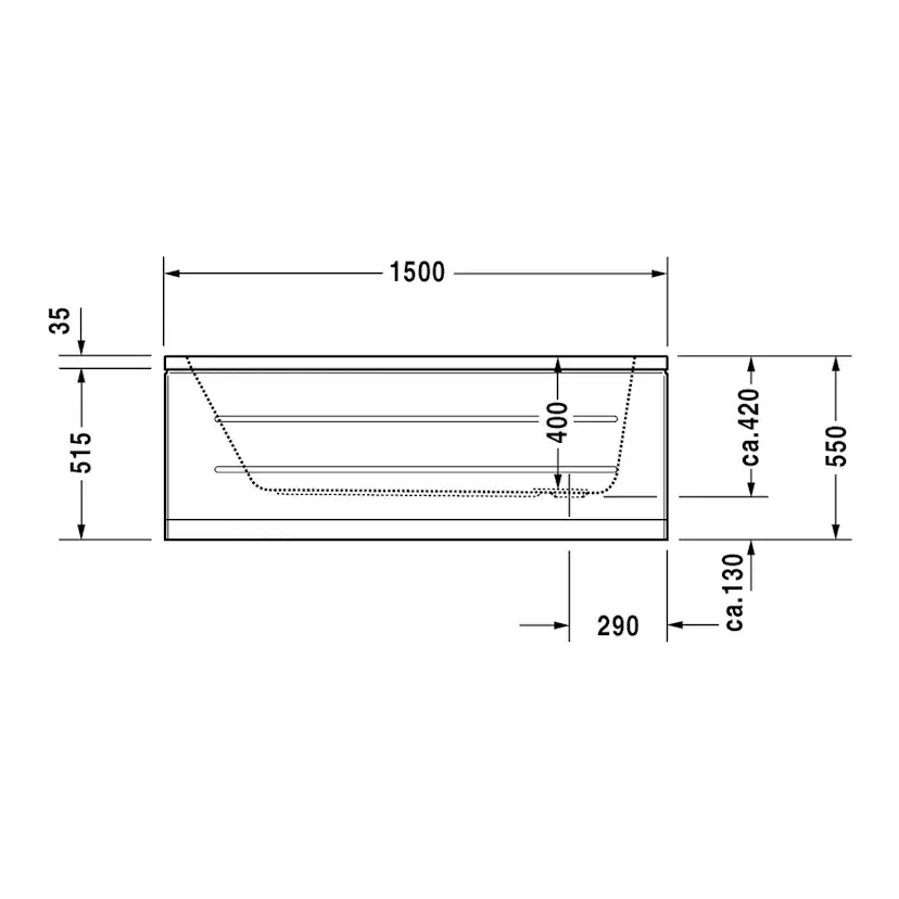 Badkar Duravit D-Code