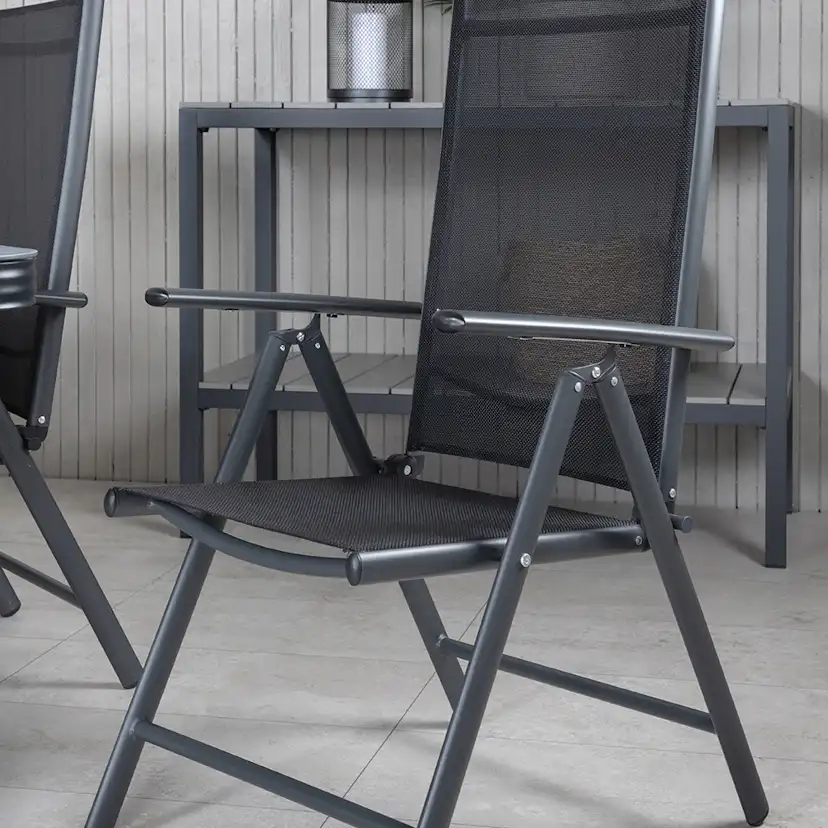 Matgrupp Venture Home Vyn med 6 Bend Matstolar