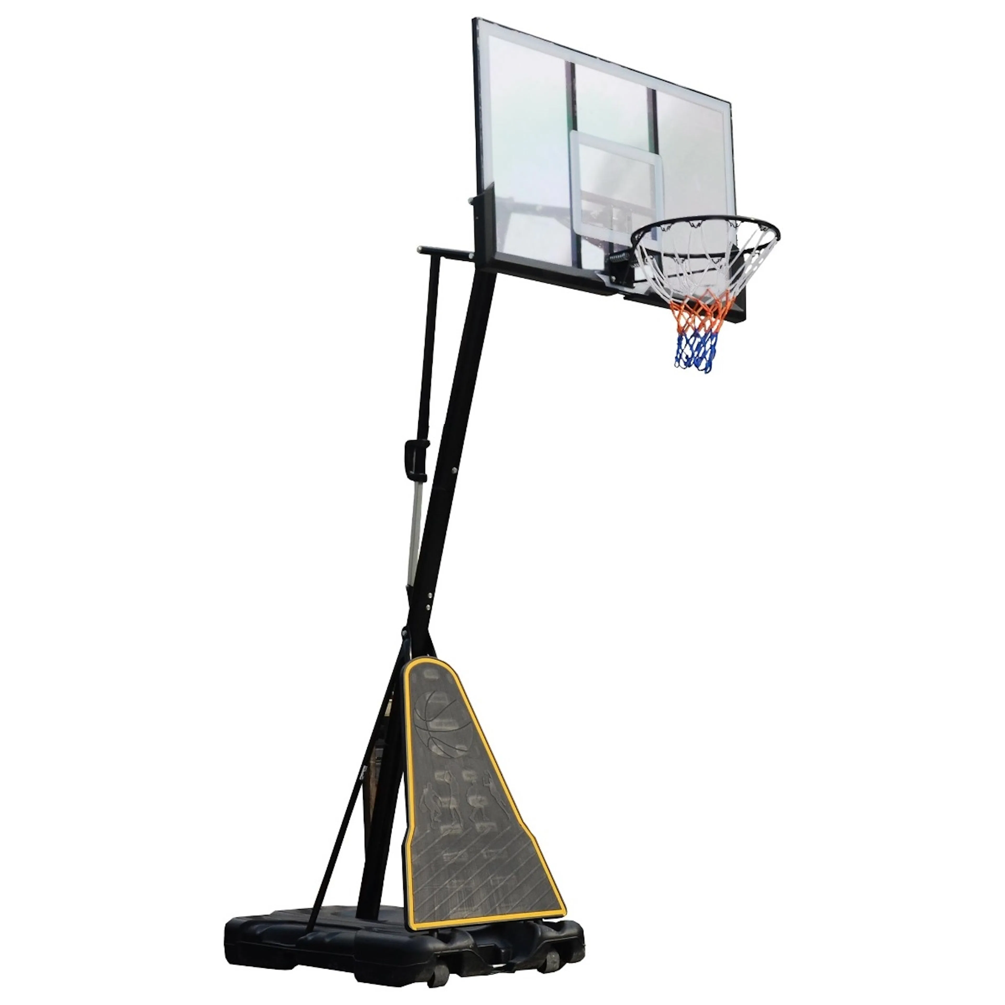 Basketställning ProSport Pro Justerbar Basketkorg med Hjul, 2,45-3,05 m