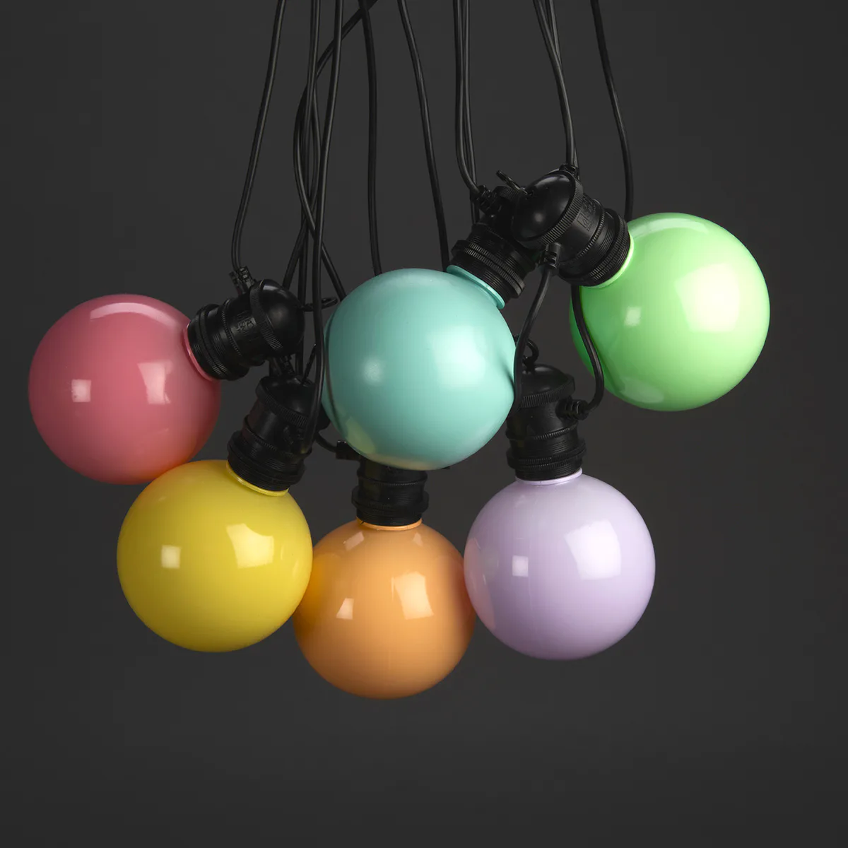 Ljusslinga Gnosjö Konstsmide E27 10 Färgade