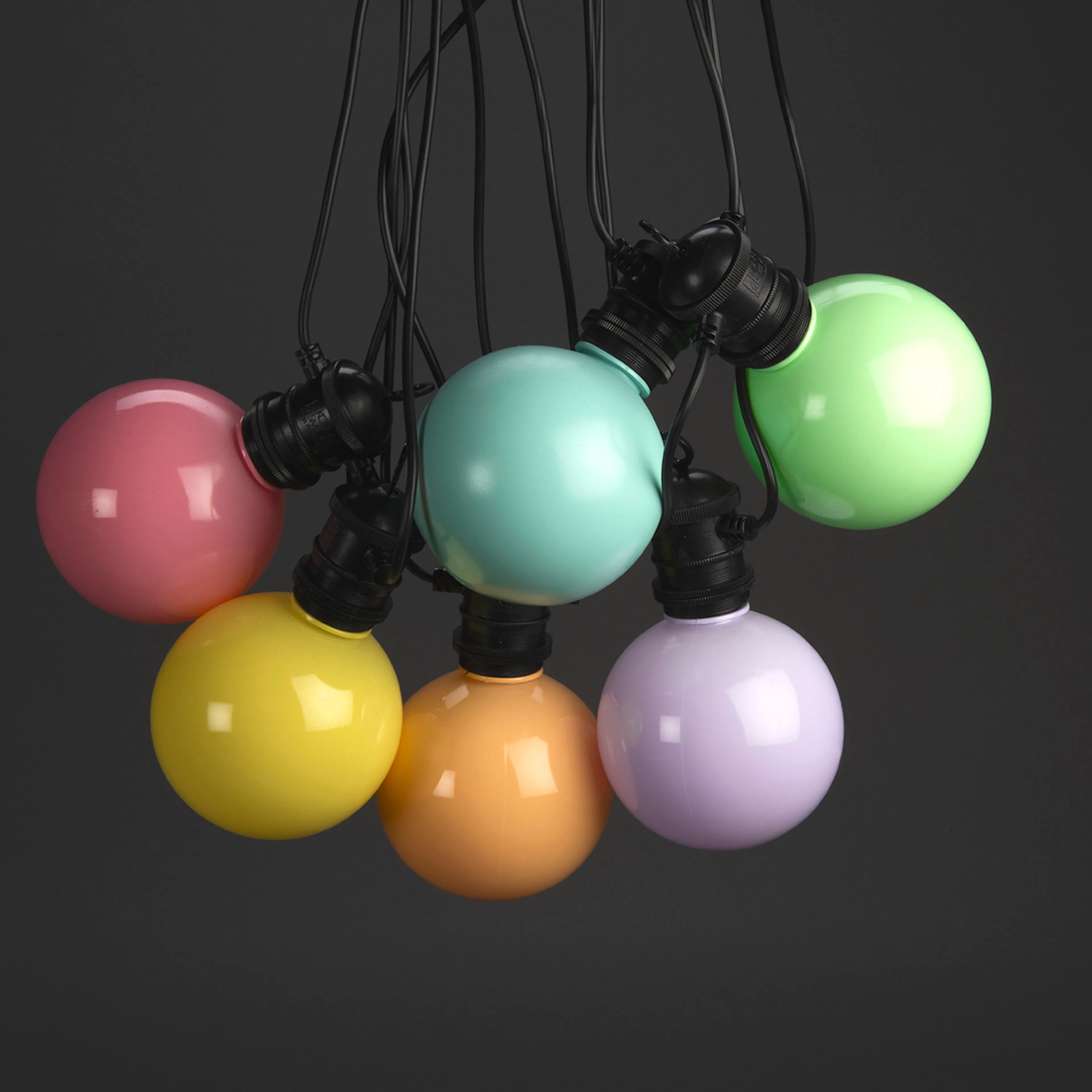 Ljusslinga Gnosjö Konstsmide E27 10 Färgade