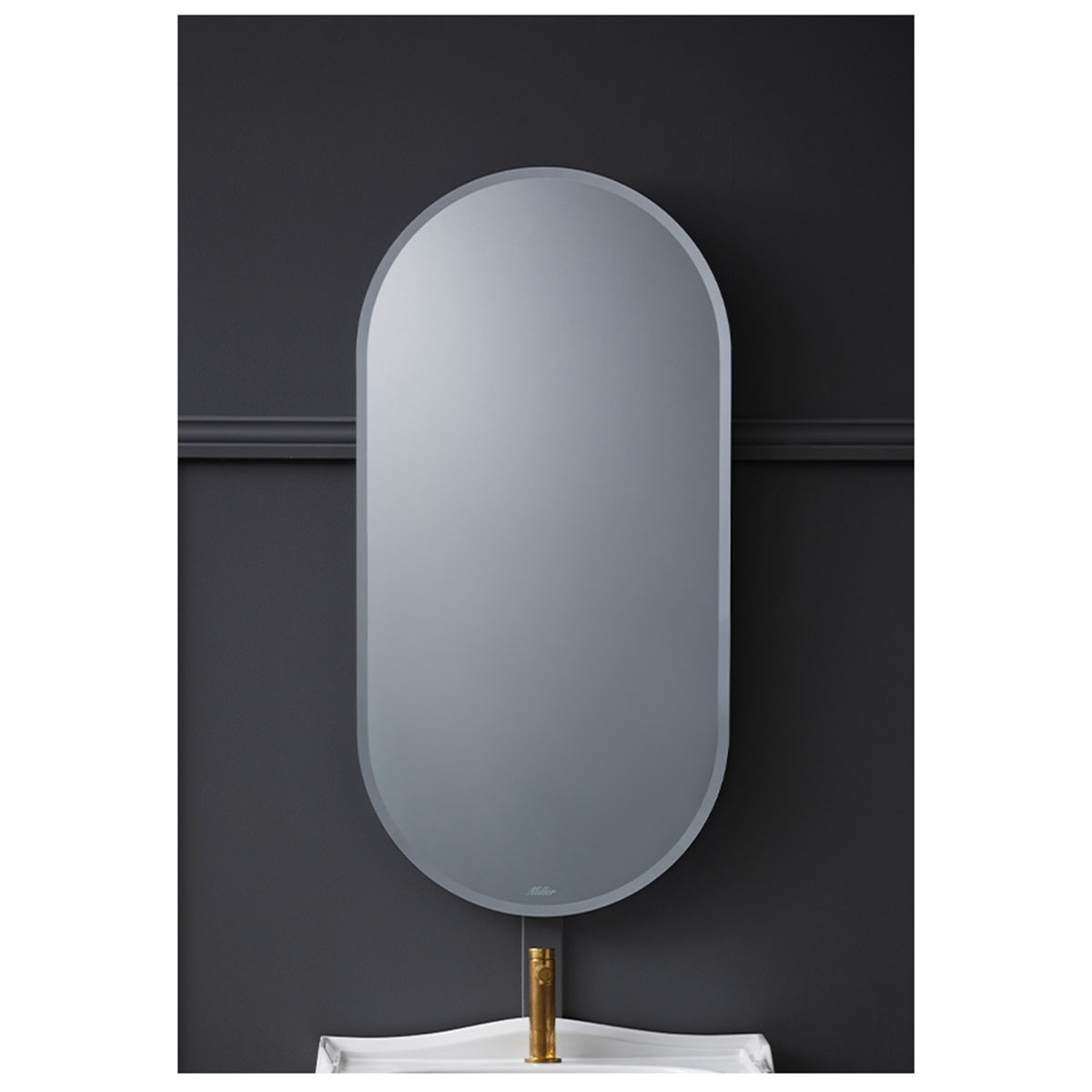Badrumsspegel Miller Badrum Ambient DIM Classic Oval