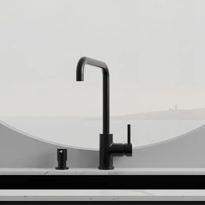 Köksblandare Scandtap Steel Square Rostfritt Stål