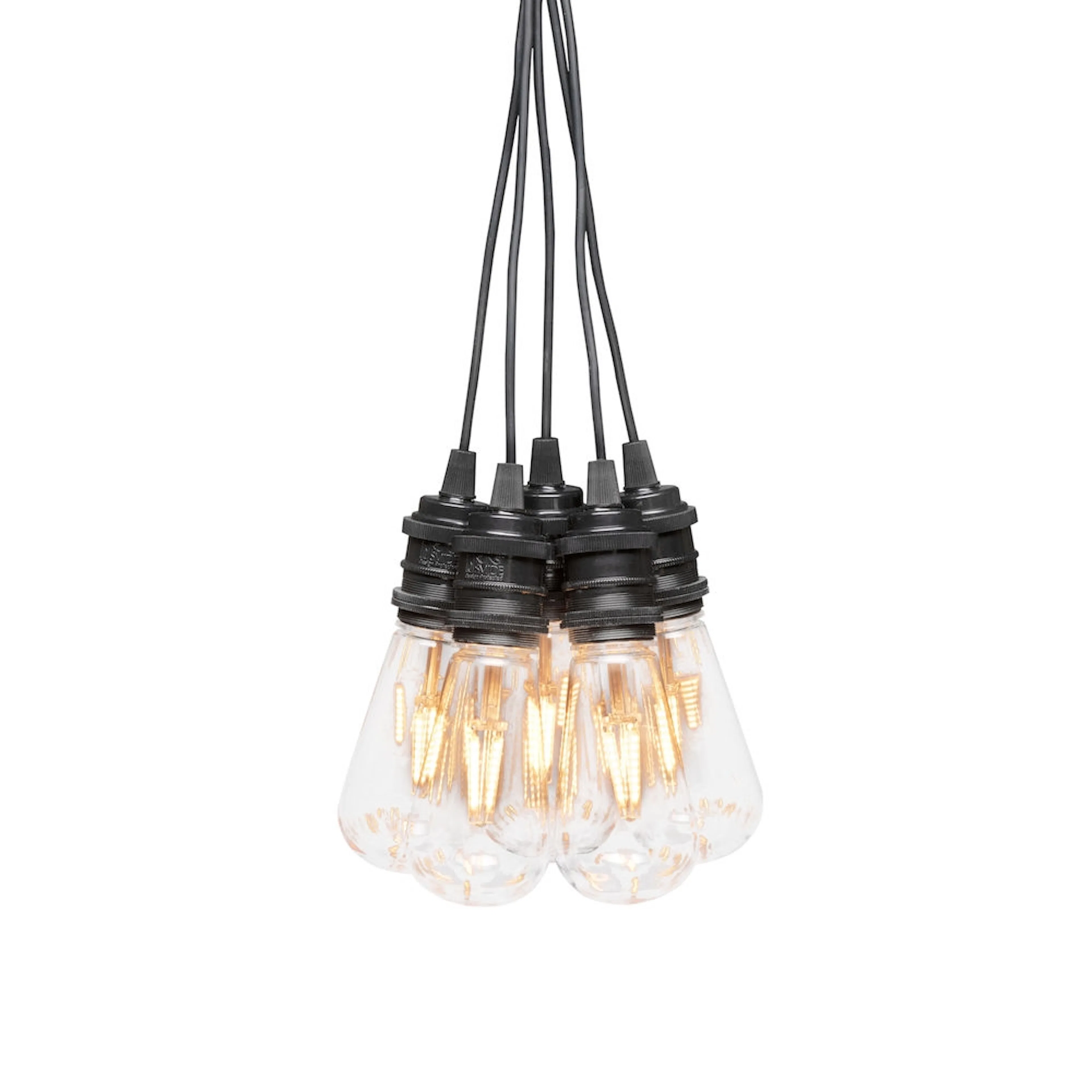 Startset Gnosjö Konstsmide E27 10 Amber LED Dimmer