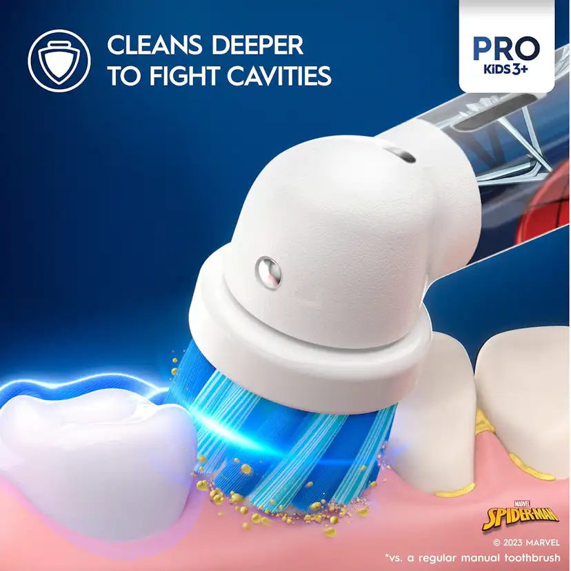 Eltandborste Oral-B Vitality Pro CA HBOX Spiderman
