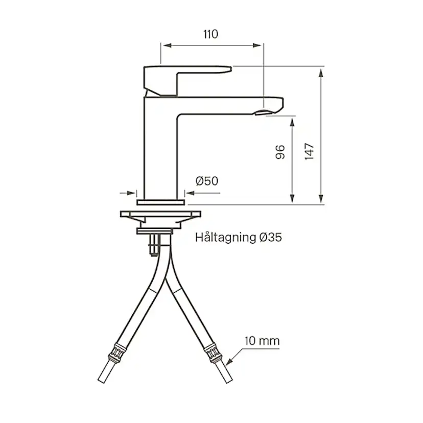 Tvättställsblandare Tapwell Candy CA071
