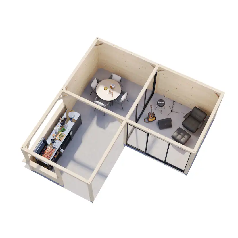 Uterum Palmako Lenna 24,9 m2 Set 409 Slide